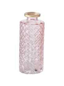 Kleine vazenset Adore van glas, 3-delig, Glas, Roze, Ø 5 x H 13 cm