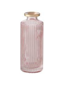 Kleines Vasen-Set Adore aus Glas in Rosa, 3-tlg., Glas, gefärbt, Rosa, transparent, Ø 5 x H 13 cm