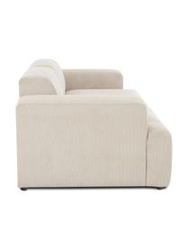 Cord-Sofa Melva (3-Sitzer) in Beige, Bezug: Cord (92% Polyester, 8% P, Gestell: Massives Kiefernholz, FSC, Füße: Kunststoff, Cord Beige, B 238 x T 101 cm