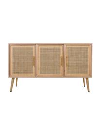 Enfilade rustique Cayetana, Bois clair, larg. 120 x haut. 71 cm