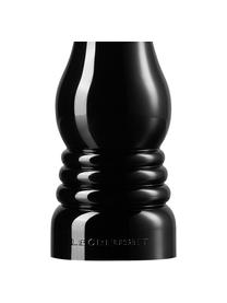Salzmühle Creuset mit Keramikmahlwerk, Kunststoff, Schwarz, glänzend, Ø 6 x H 21 cm