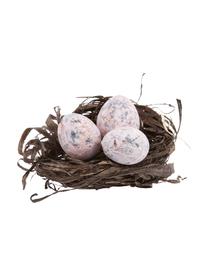 Deko-Objekt-Set Blush, 12-tlg., Echte Eier, Rosatöne, Grau, Braun, Set mit verschiedenen Größen