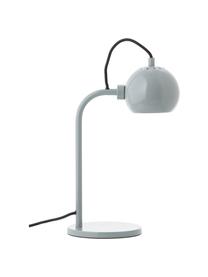 Design Tischlampe Ball, Lampenschirm: Metall, beschichtet, Lampenfuß: Metall, beschichtet, Blaugrau, B 24 x H 37 cm