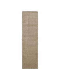 Tapis de couloir à longs poils beige Leighton, Beige-brun, larg. 80 x long. 300 cm
