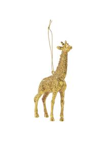 Bruchfestes Baumanhänger-Set Dodo, 3-tlg., Kunststoff, Goldfarben, Set mit verschiedenen Größen