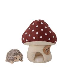 Set peluche Gaston 2 pz, Rivestimento: 50% cotone, 50% lino, Rosso, beige, bianco, marrone, Larg. 26 x Alt. 29 cm