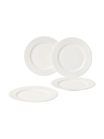 Súprava riadu z porcelánu Goya, 4 osoby (12 dielov), Porcelán, Krémovobiela, 4 osôb (16 dielov)
