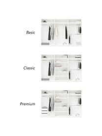 Modulárna šatníková skriňa s otočnými dverami Simone, šírka 300 cm, niekoľko variantov, Drevo, béžová, V 236 cm, Classic