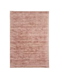 Handgewebter Viskoseteppich Jane, Flor: 100 % Viskose, Terrakotta, B 160 x L 230 cm (Größe M)