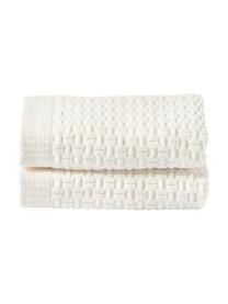Handtuch Niam in verschiedenen Größen, 100 % Baumwolle
Mittelschwere Qualität, 500 g/m² 
 
Das in diesem Produkt verwendete Material ist schadstoffgeprüft und zertifiziert nach STANDARD 100 by OEKO-TEX®, 8135CIT, CITEVE., Weiß, XS Gästehandtuch, B 30 x L 50 cm, 2 Stück