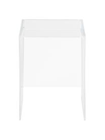 Stołek/stolik pomocniczy Max-Beam, Barwiony, transparentny polipropylen z certyfikatem Greenguard, Transparentny, S 33 x W 47 cm