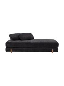 Schlafsofa Groove (3-Sitzer), Bezug: 100 % Polyester Der hochw, Korpus: Kiefernholz, Schichtholz, Beine: Eschenholz, Webstoff Grau, B 202 x T 85 cm