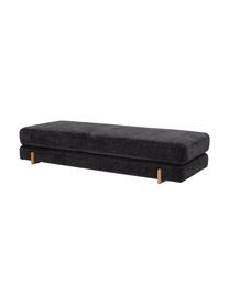 Schlafsofa Groove (3-Sitzer), Bezug: 100 % Polyester Der hochw, Korpus: Kiefernholz, Schichtholz, Beine: Eschenholz, Webstoff Grau, B 202 x T 85 cm