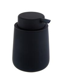 Dávkovač na mydlo z porcelánu Nova One, Čierna, Ø 8 x V 12 cm