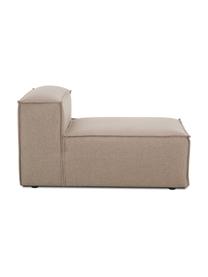 Moduł środkowy Lennon, Tapicerka: 100% poliester Dzięki tka, Stelaż: lite drewno sosnowe, cert, Nogi: tworzywo sztuczne, Brązowa tkanina, S 89 x G 119 cm