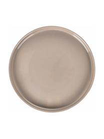 Service de table en grès cérame Gourment, 4 personnes (12 élém.), Grès cérame, Beige foncé, Lot de différentes tailles