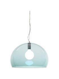 Hanglamp FL/Y, Lampenkap: kunststof, Turquoise, Ø 52 x H 33 cm