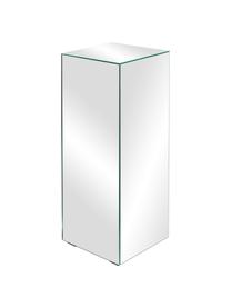 Socle à surface réfléchissante Pop, MDF (panneau en fibres de bois à densité moyenne), verre miroir, Verre miroir, larg. 27 x haut. 75 cm