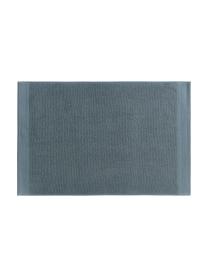 Badematte Premium aus Bio-Baumwolle, rutschfest, 100 % Bio-Baumwolle, GOTS-zertifiziert (von GCL International, GCL-300517)
 Schwere Qualität, 750 g/m², Petrol, B 50 x L 70 cm