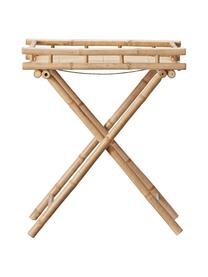 Tavolino pieghevole da giardino in bambù Mandisa, Bambù, finitura naturale, Marrone chiaro, Larg. 60 x Alt. 68 cm