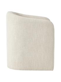 Fauteuil Mairo, Tissu beige, larg. 68 x prof. 62 cm