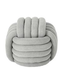 Pouf-nœud Twist, Gris clair, larg. 54 x haut. 45 cm