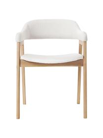Drevená stolička s opierkami Santiano, Béžová, Š 58 x H 58 cm