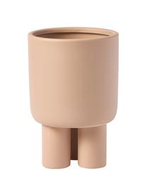 Cache-pot en céramique Tilia, Céramique, Beige, Ø 16 x haut. 23 cm