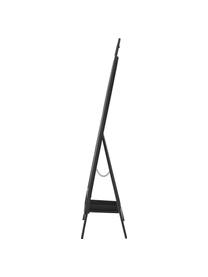 Standspiegel Theo mit Ablagefläche, Metall, Schwarz, B 93 x H 175 cm
