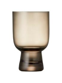 Vasos de colores pequeños Tumbli, 6 uds., Vidrio, Multicolor, Ø 8 x Al 12 cm, 300 ml