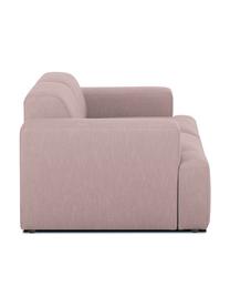 Sofá Melva (2 plazas), Tapizado: 100% poliéster Alta resis, Estructura: madera de pino maciza, ce, Patas: plástico, Tejido rosa, An 198 x F 101 cm