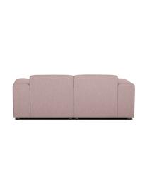 Sofá Melva (2 plazas), Tapizado: 100% poliéster Alta resis, Estructura: madera de pino maciza, ce, Patas: plástico, Tejido rosa, An 198 x F 101 cm