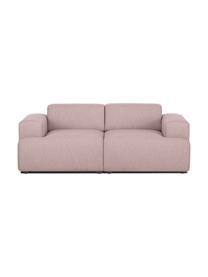 Sofá Melva (2 plazas), Tapizado: 100% poliéster Alta resis, Estructura: madera de pino maciza, ce, Patas: plástico, Tejido rosa, An 198 x F 101 cm
