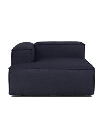 Diván sofá Lennon, Tapizado: 100% poliéster Alta resis, Estructura: madera maciza, madera con, Patas: plástico, Tejido azul, An 120 x F 180 cm, chaise longue izquierda
