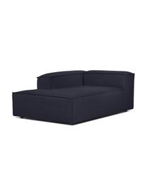 Pohovkový rohový modul Lennon, Tmavě modrá, Š 119 cm, H 180 cm, levé rohové provedení