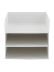 Documentenhouder Trey, Massief, gelamineerd karton, Wit, B 23 x H 21 cm