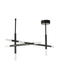 Velké stropní LED svítidlo Gratia, Černá, bílá, Š 76 cm, V 50 cm