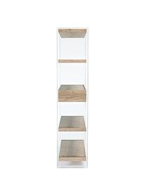 Estantería Kenya, Estructura: tablero de fibras de dens, Madera clara, transparente, An 90 x Al 180 cm