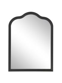 Barock-Wandspiegel Muriel, Rahmen: Massivholz, beschichtet, Rückseite: Mitteldichte Holzfaserpla, Spiegelfläche: Spiegelglas, Schwarz, B 90 x H 120 cm