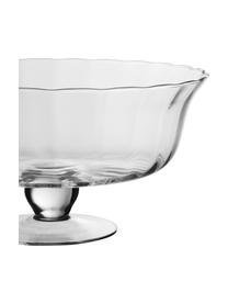 Glas-Obstschale Praline mit Fuß, Glas, Transparent, Ø 28 x H 14 cm