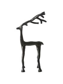 Dekoracja Marley Reindeer, Aluminium, Czarny, S 14 x W 27 cm