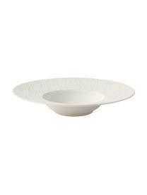 Vajilla de porcelana Rock, 2 comensales (6 pzas.), Porcelana, Blanco, Set de diferentes tamaños