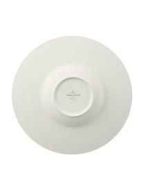 Súprava tanierov z porcelánu Rock, 2 osoby (6 dielov), Porcelán, Biela, Súprava s rôznymi veľkosťami