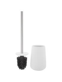 Szczotka do WC Brush, Biały, odcienie srebrnego, Ø 10 x W 43 cm