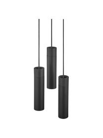 Petite suspension industrielle Tilo, Noir, Ø 22 x haut. 25 cm