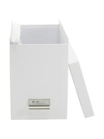 Hängeregister-Box Johan, 9-tlg., Organizer: Fester, laminierter Karto, Organizer außen: WeißOrganizer innen: Weiß, B 19 x H 27 cm