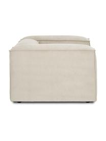 Sillón de pana Lennon, Tapizado: pana (92% poliéster, 8% p, Estructura: madera de pino maciza, ma, Patas: plástico, Pana beige, An 130 x F 101 cm