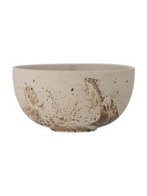 Ručně vyrobená miska s glazurou Stacy, Kamenina, Béžová, odstíny hnědé, Ø 14 cm x V 7 cm