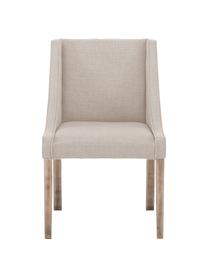 Chaise rembourrée Savannah, Tissu beige, larg. 60 x prof. 60 cm