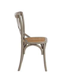 Silla Cross, Estructura: madera de abedul, Asiento: ratán natural, acabado de, Madera de abedul, An 46 x Al 87 cm